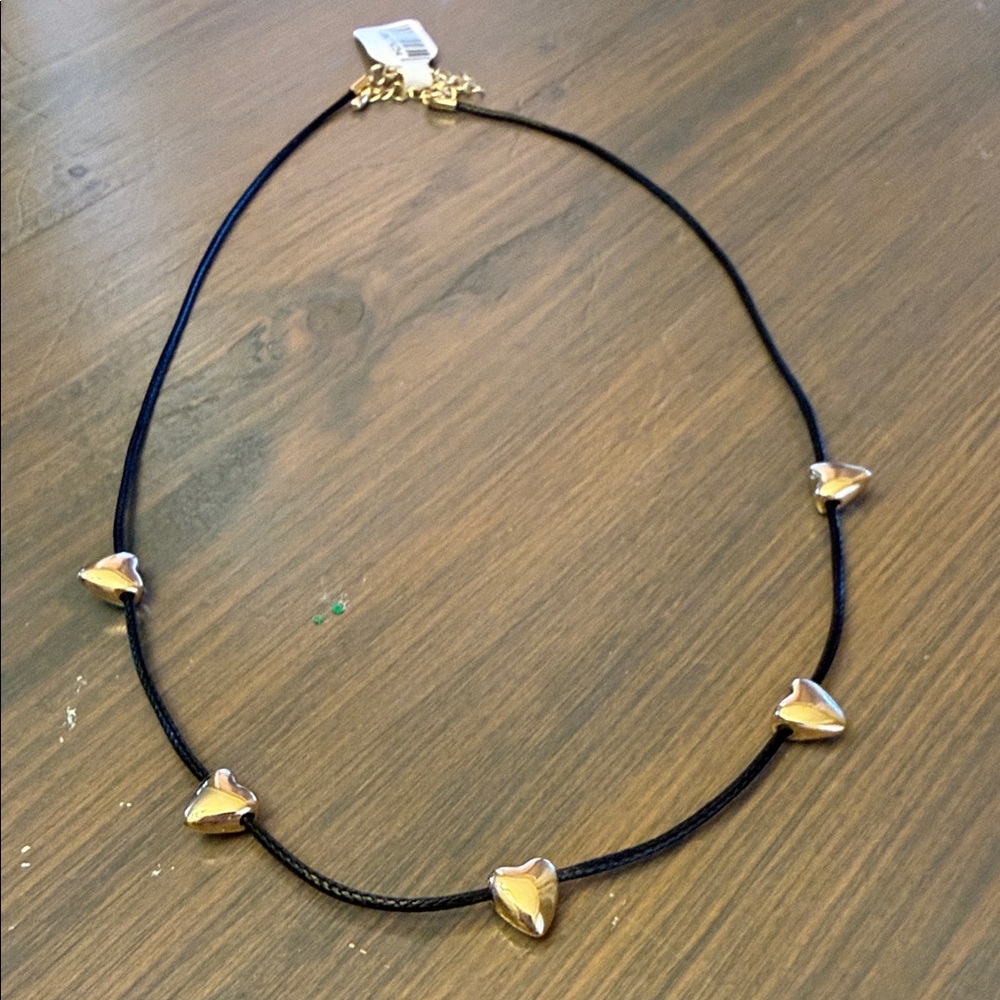 Gold Heart Pendant Necklace